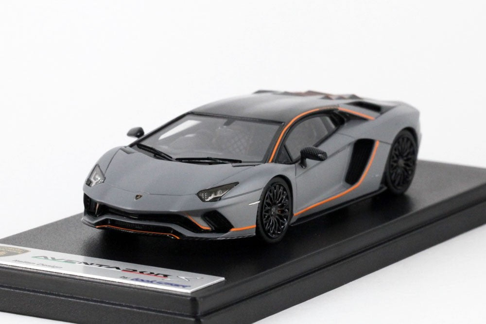 Looksmart LS468SE 1/43 Lamborghini Aventador S 2017 Grigio Acheso Resin Ad Pers