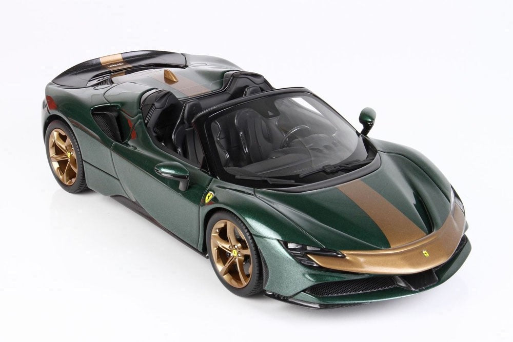 BBR P18198GV 1/18 Ferrari SF90 Spider Pack Fiorano 2021 Verde Zeltweg Ltd 40pcs