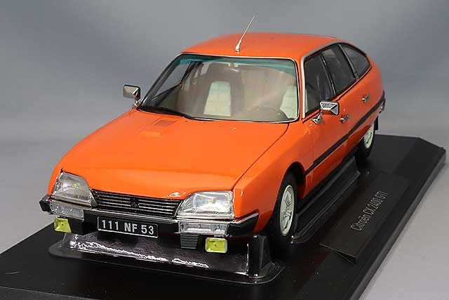 Norev NO181524 1/18 Citroen CX 2400 GTI 1977 Mandarin Orange Diecast Model Car