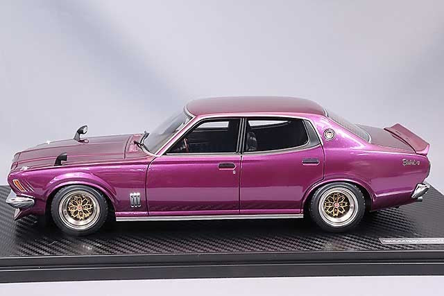 Ignition Model IG3171 1/18 Nissan Bluebird U 2000GTX G610 Datsun 610 Purple