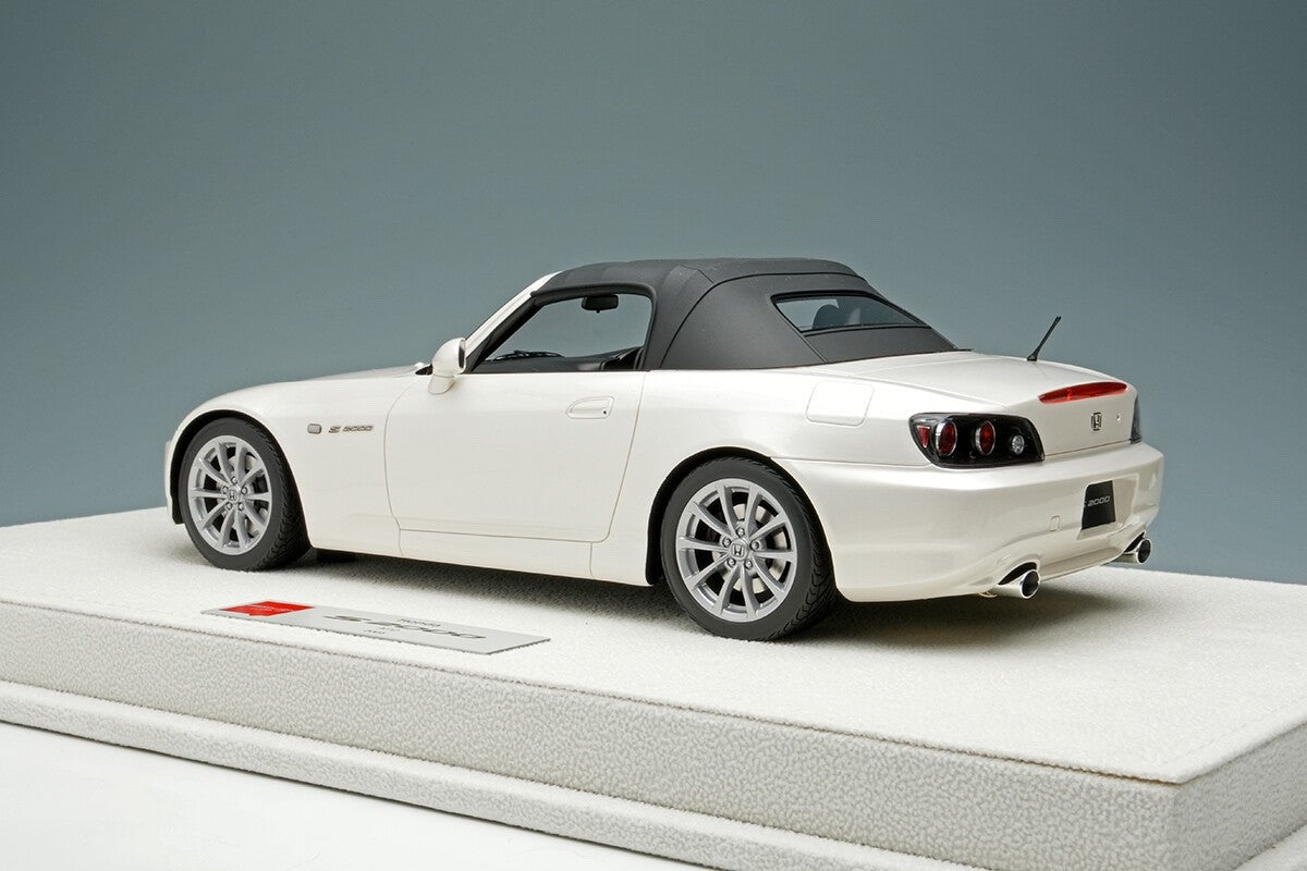 Make Up EIDOLON EML118B 1/18 Honda S2000 AP2 2005 Platinum White Pearl