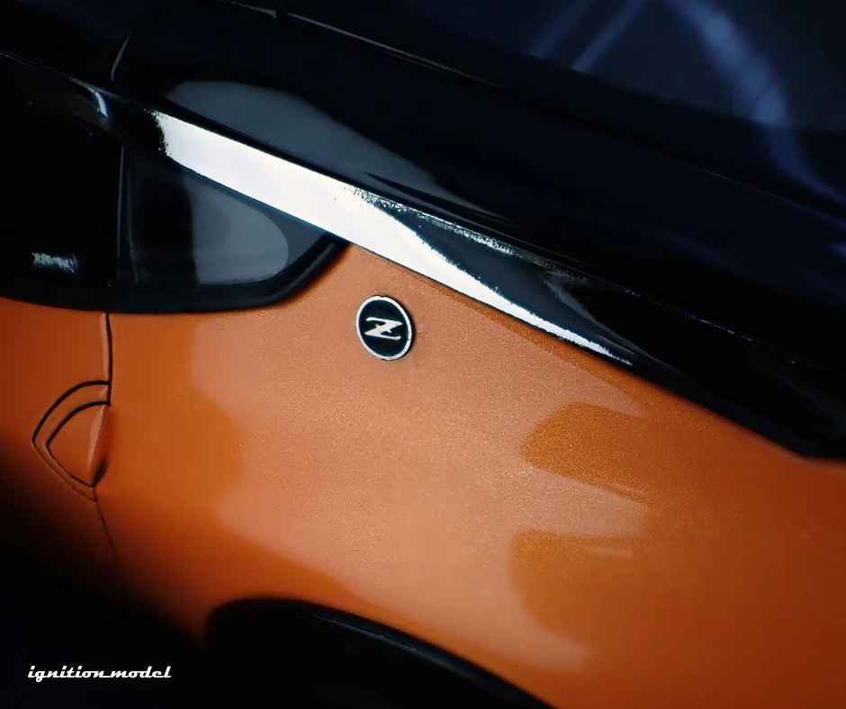 Ignition Model IG3382 1/18 TOP SECRET Nissan Fairlady Z RZ34 Orange Met Resin