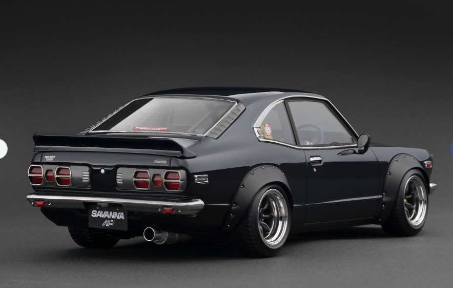 Ignition Model IG3728 1/18 Mazda RX-7 (FD3S) PANDEM Black Resin Car