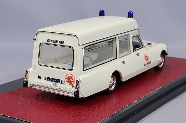 Matrix MX40304-092 1/43 Citroen DS21 Visser Ambulance Den Helder 1975 Resin