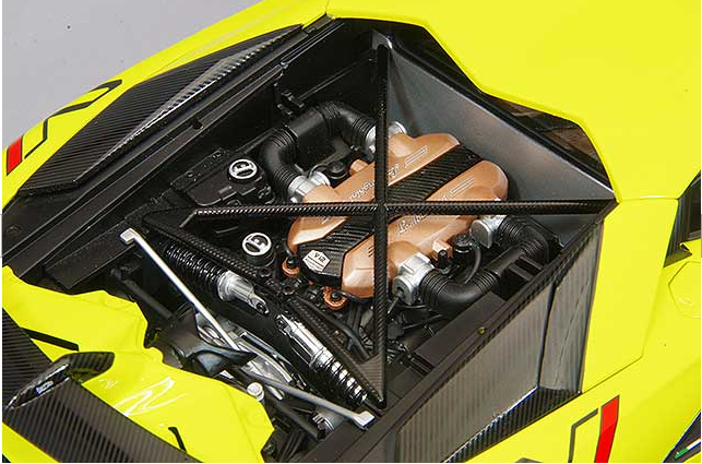 AUTOart 79175 1/18 Lamborghini Aventador SVJ Pearl Yellow Composite