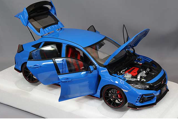 AUTOart 73224 1/18 Honda Civic Type R FK8 2021 Racing Blue Pearl