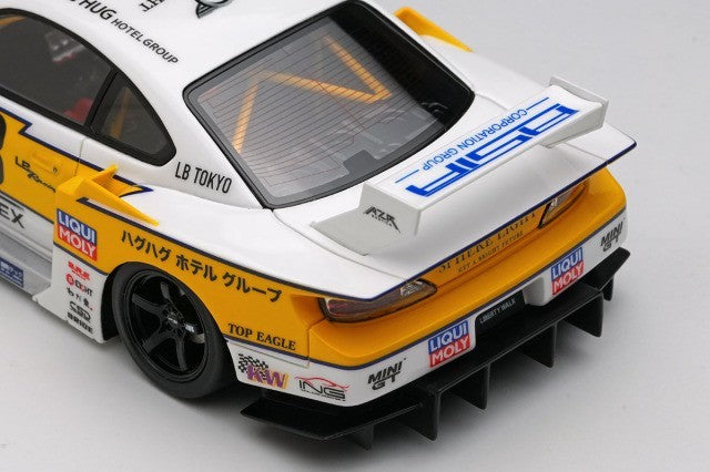 EIDOLON LB026 1/43 Nissan LB-Super Silhouette S15 Silvia White / Yellow Ltd 200