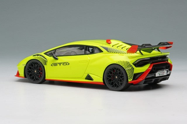 EIDOLON EM737H 1/43 Lamborghini Huracan STO 2021 Verde Scandal Resin Limited