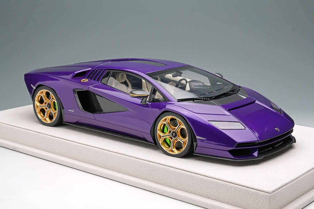 Make Up EIDOLON EML160E 1/18 Lamborghini Countach LPI 800-4 2022 Viola Pasifae