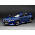 SUNSTAR 5823 1/18 Mitsubishi Lancer Evolution X Blue Metallic [Diecast Mini Car]