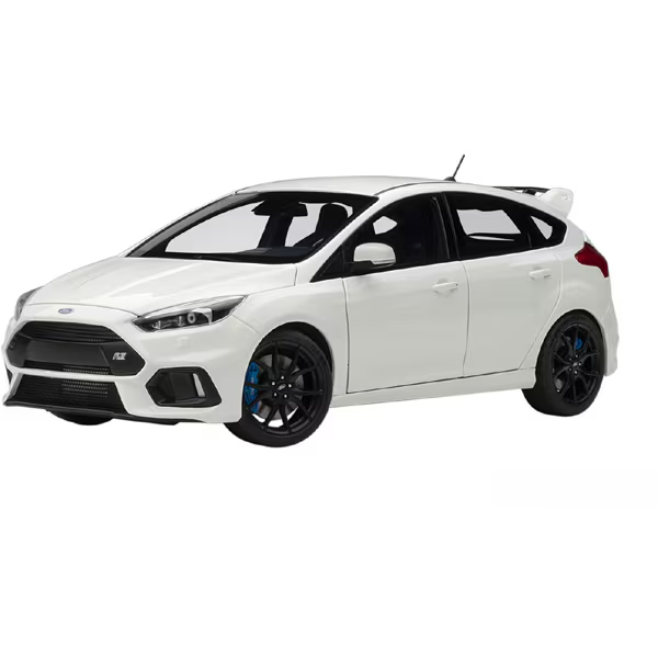 AUTOart 72951 1/18 Ford Focus RS White [Composite Diecast Mini Car]