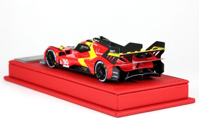 BBR Deluxe C280DL 1/43 Ferrari 499P Hypercar 2022 (Red Leather Base) Ltd 50pcs