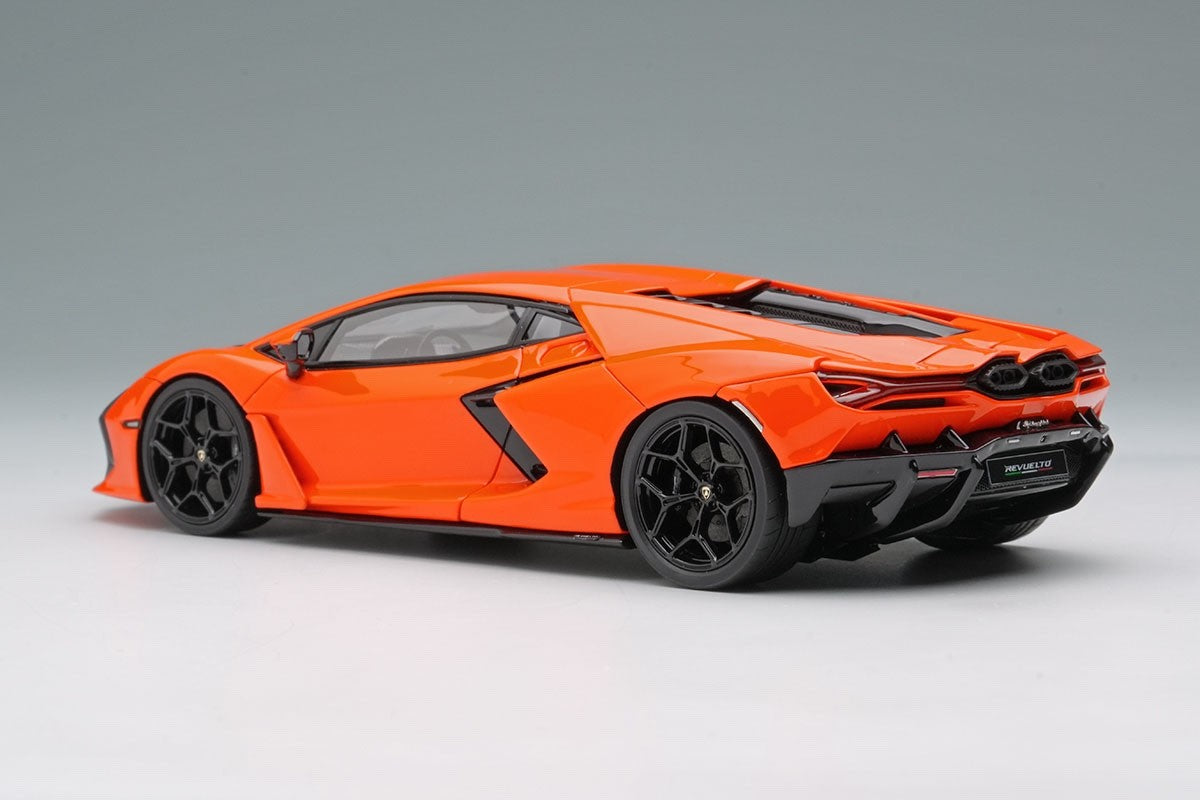 Make Up EIDOLON EM739A 1/43 Lamborghini Revuelto 2024 Arancio Apodis/Black