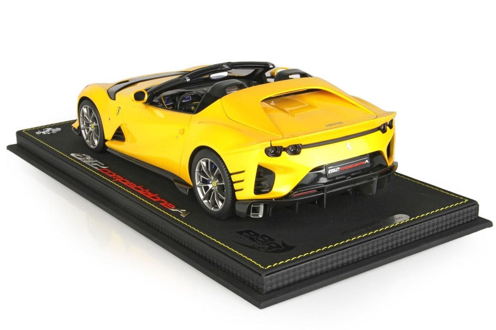 BBR P18209AV 1/18 Ferrari 812 Competizione A 2021 Giallo Tristrato Ltd 200pcs