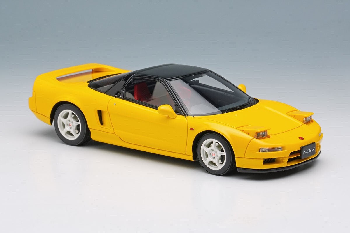 Make Up EIDOLON EM666E 1/43 Honda NSX-R NA1 1992 Headlamp Open Indy Yellow Pearl