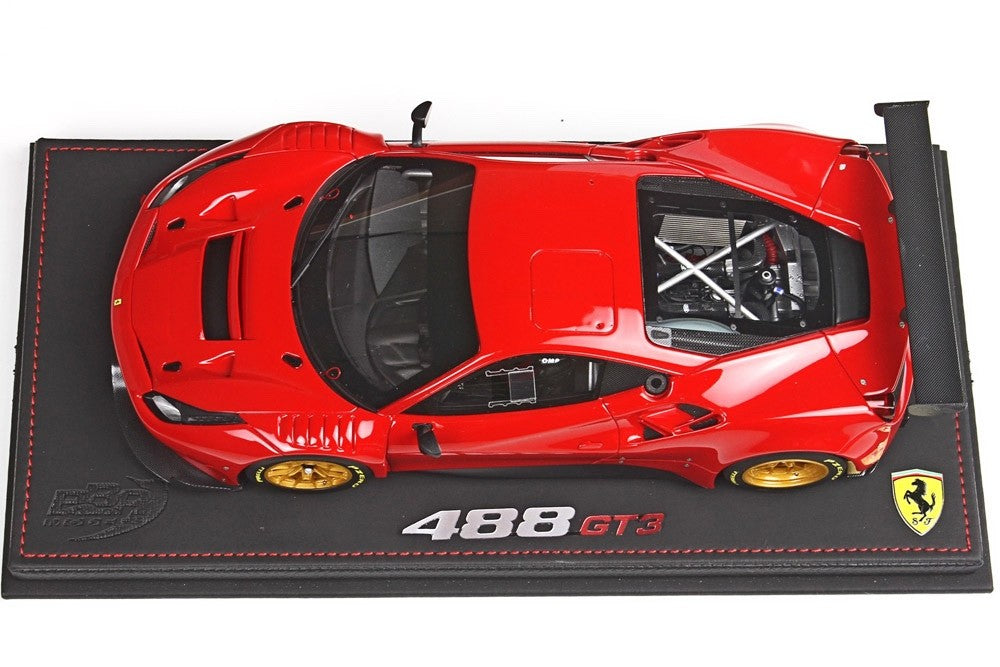 BBR P18123 1/18 Ferrari 488 GT3 2016 Red Resin Limited 120pcs