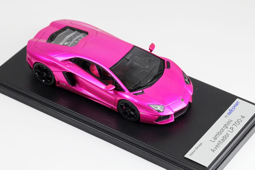 Looksmart LS384G 1/43 Lamborghini Aventador LP700-4 2011 Metallic Pink Ltd 49