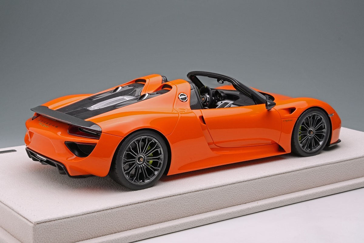 Make Up EIDOLON EML045H 1/18 Porsche 918 Spyder 2011 GT3 Orange Limited 100pcs