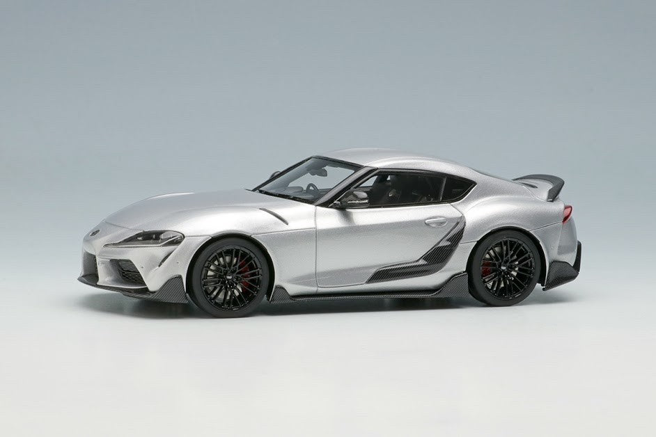 EIDOLON EM502F 1/43 Toyota GR Supra TRD Package Silver Metallic 2019