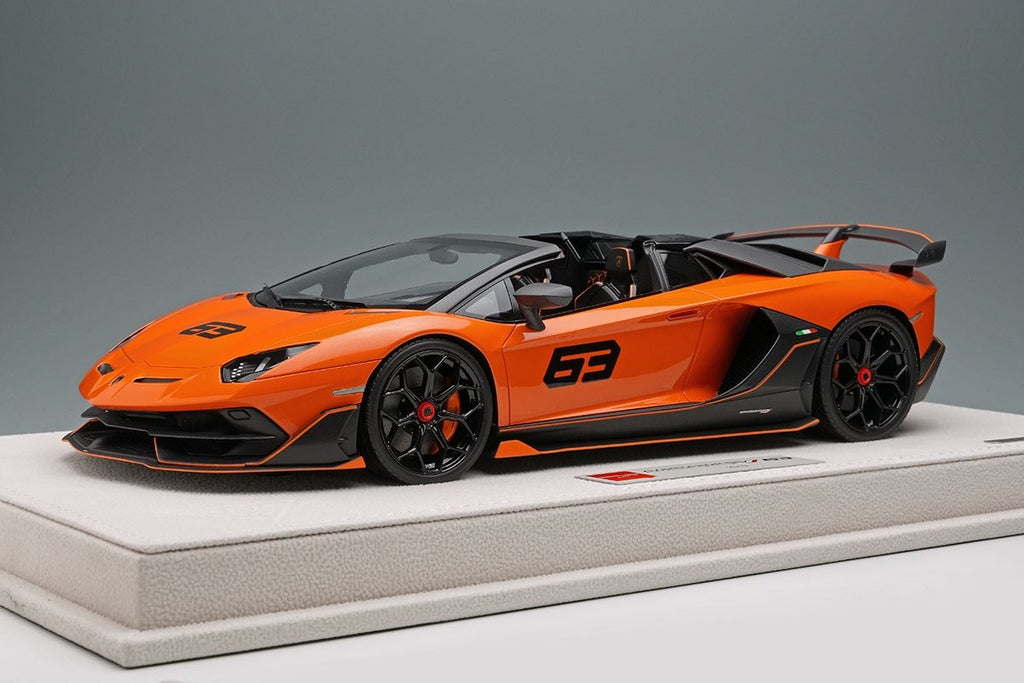 EIDOLON EML030I 1/18 Lamborghini Aventador SVJ 63 Roadster 2019 Arancio Atlas