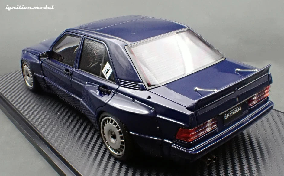 Ignition Model IG3773 1/18 PANDEM Mercedes-Benz 190E Blue Black Resin