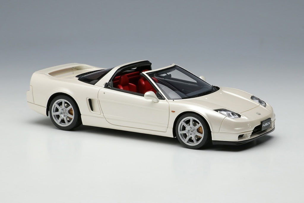 Make Up EIDOLON EM586B 1/43 Honda NSX Type T Platinum White Pearl Finish 2001