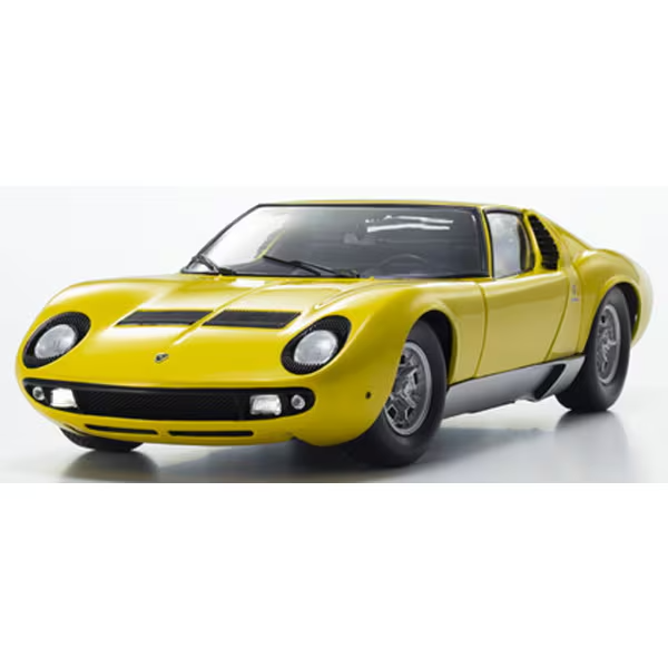 Kyosho KS08314Y 1/18 Lamborghini Miura P400 Yellow Diecast Model Car