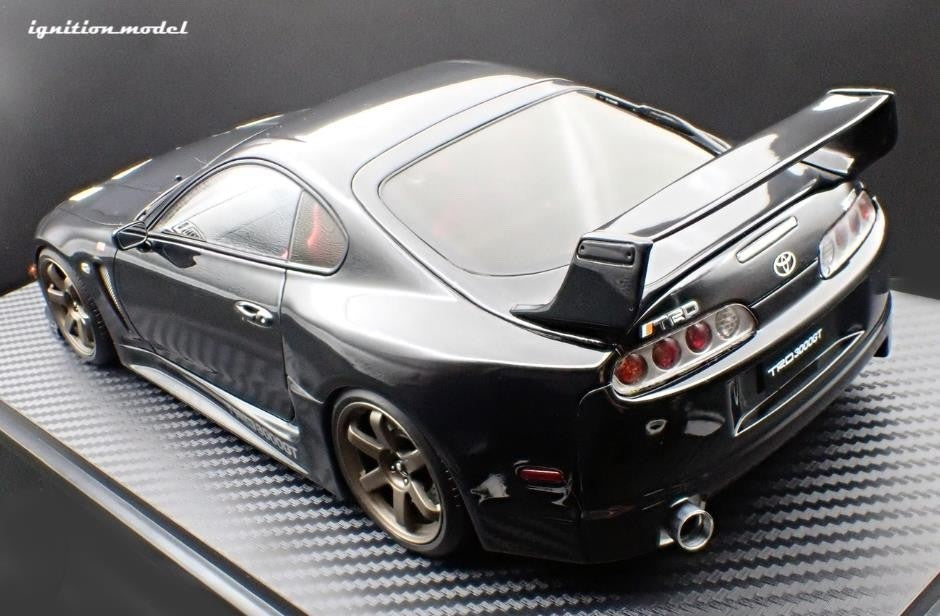 Ignition Model 1/18 Toyota Supra A80 TRD 3000GT Black Resin Model IG3599