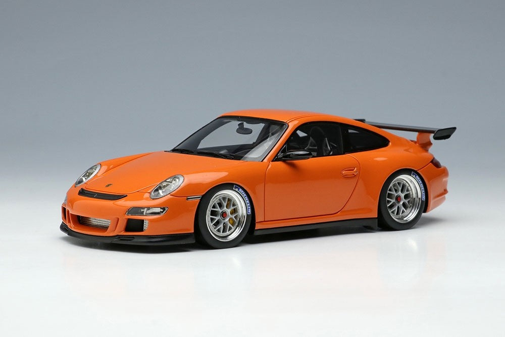 EIDOLON EM710D 1/43 Porsche 911 997 GT3 RS BBS Cup Wheel Orange Limited 60pcs