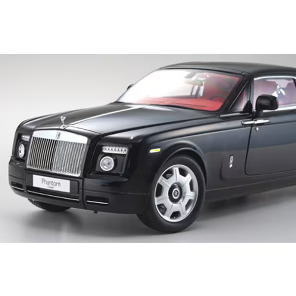 KYOSHO KS08862DBK 1/18 Rolls-Royce Phantom Coupé Diamond Black Die-Cast Model