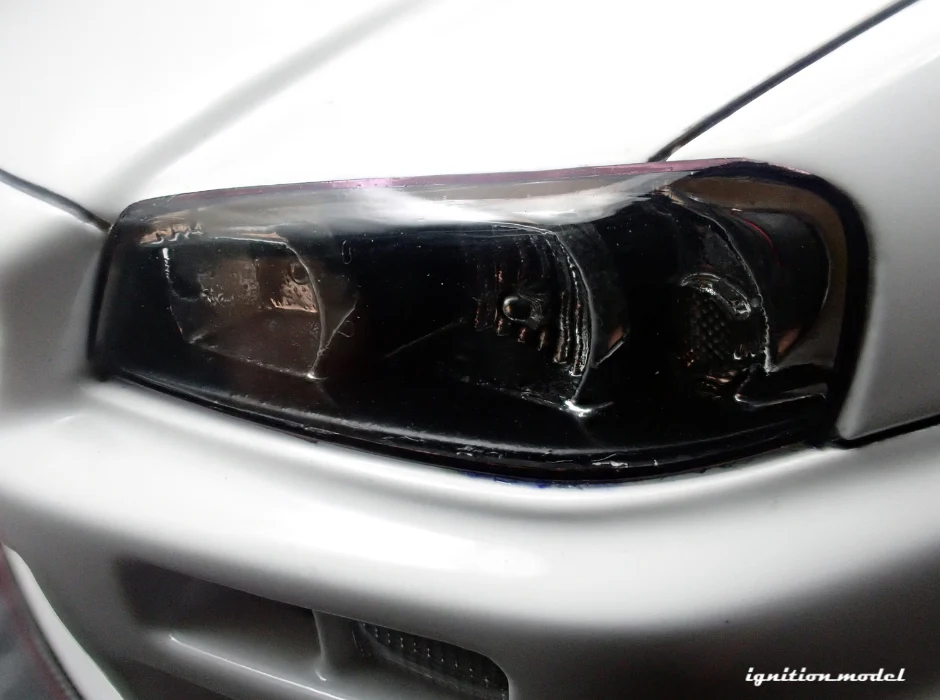 Ignition Model IG3642 1/18 TOP SECRET Nissan Skyline GT-R BNR34 White Resin