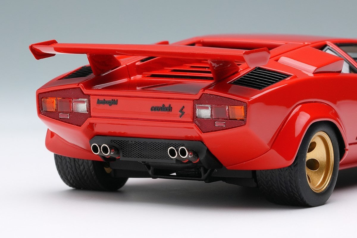 Make Up EIDOLON EM432M 1/43 Lamborghini Countach LP400S 1980 Rear Wing Red