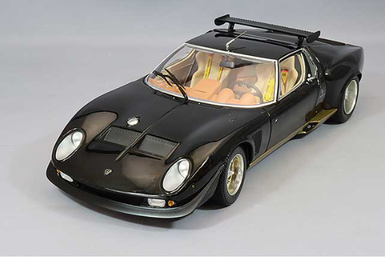 Kyosho KS08319BKG 1/18 Lamborghini Miura SVR Legendary Black Diecast