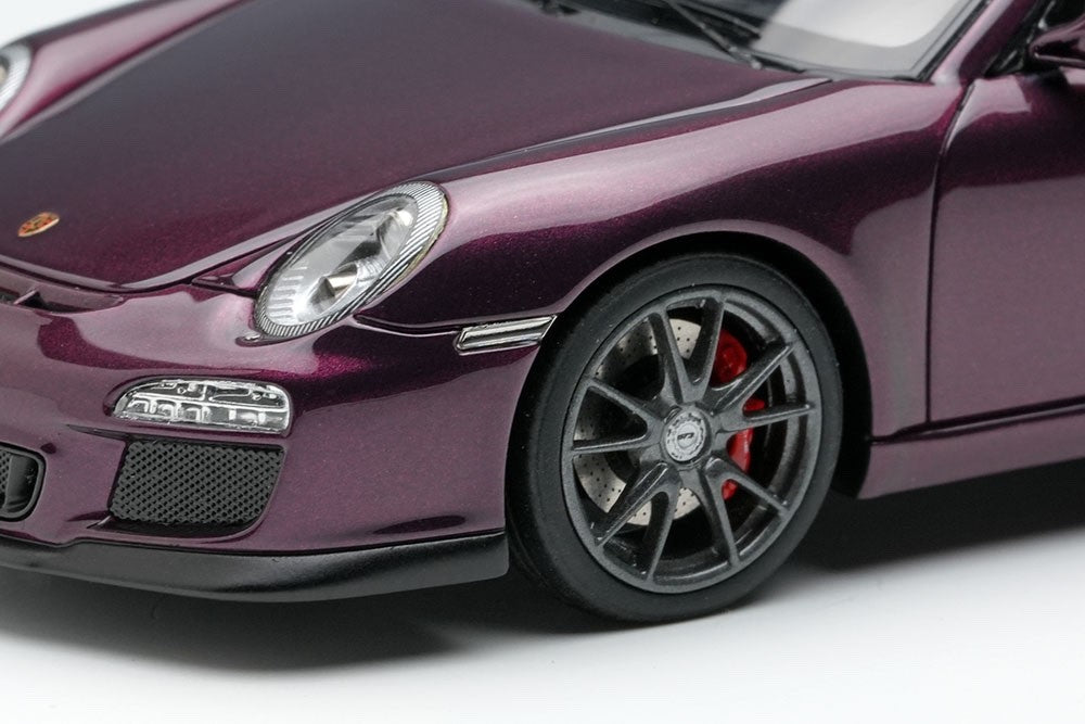EIDOLON EM602H 1/43 Porsche 911 997.2 GT3 2010 Amethyst Metallic Resin Ltd 50pcs