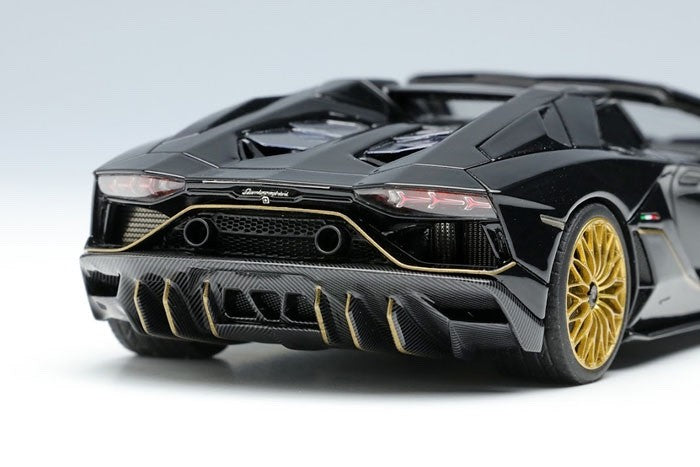 EIDOLON EM637E 1/43 Lamborghini Aventador LP780-4 Ultimae Roadster Black Ltd 60