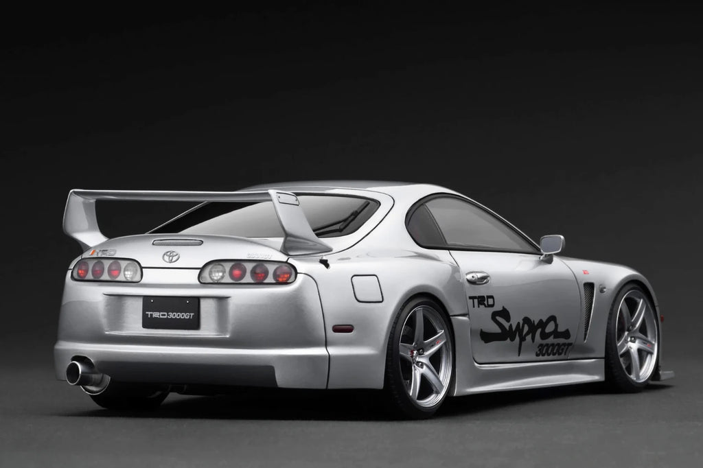 Ignition Model IG3600 1/18 Toyota Supra A80 TRD 3000GT Silver Resin