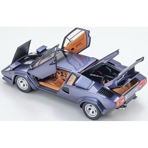 Kyosho KS08320DBL 1/18 Lamborghini Countach LP5000 Dark Blue Diecast