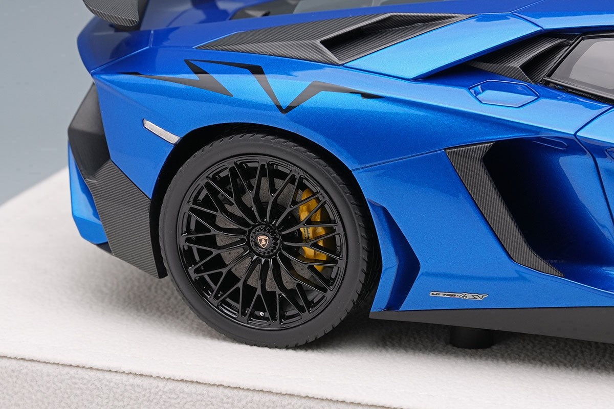 EIDOLON EML005C 1/18 Lamborghini Aventador LP750-4 SV 2015 Blu Nethuns Resin