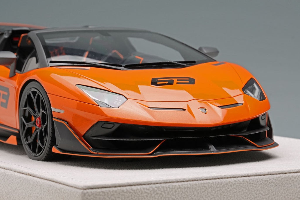 EIDOLON EML030I 1/18 Lamborghini Aventador SVJ 63 Roadster 2019 Arancio Atlas
