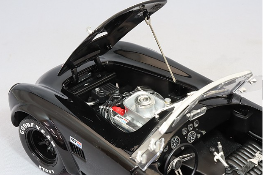 Kyosho KS08047BK 1/18 Shelby Cobra 427 S/C Roadster Black Diecast