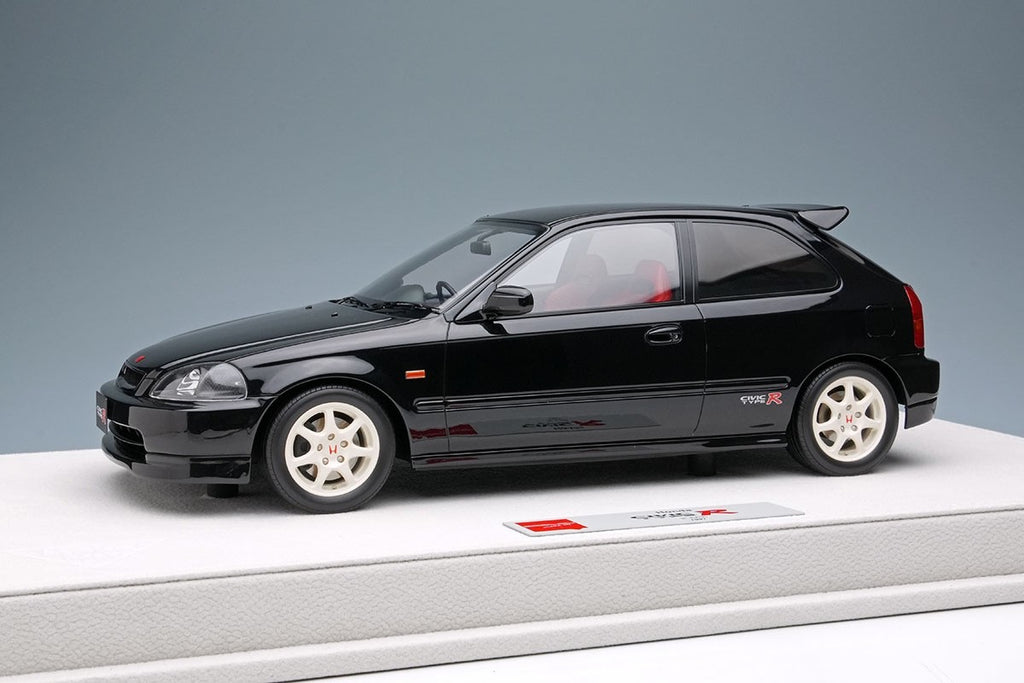 EIDOLON  EML115C 1/18 Honda Civic Type R EK9 1997 Starlight Black Pearl Resin