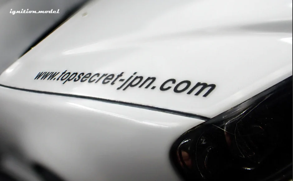 Ignition Model IG3642 1/18 TOP SECRET Nissan Skyline GT-R BNR34 White Resin