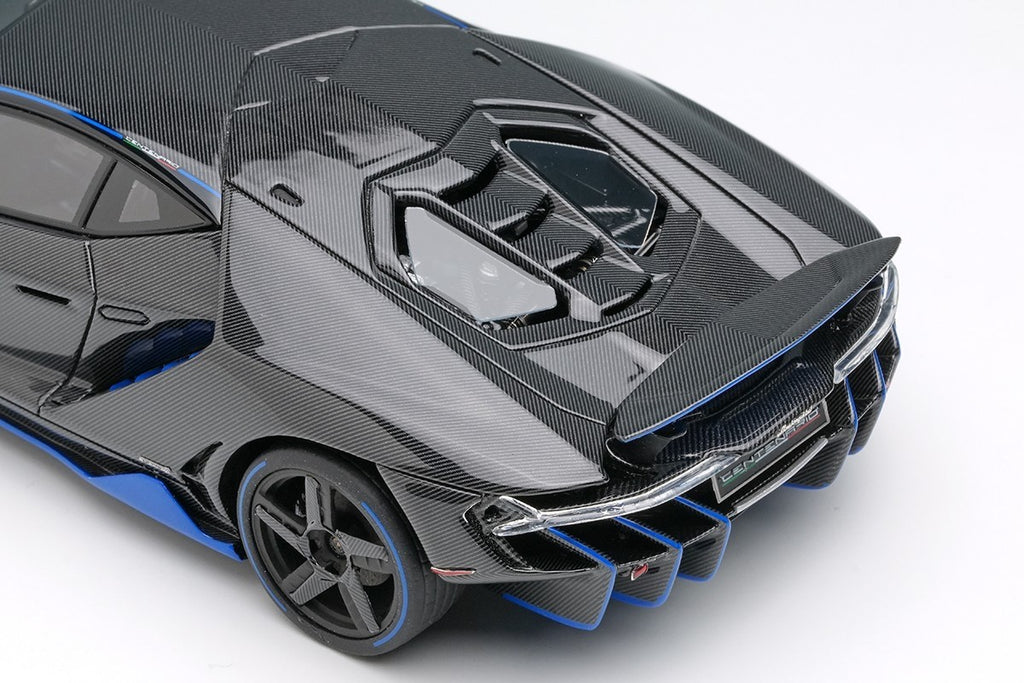EIDOLON EM780F 1/43 Lamborghini Centenario LP770-4 Carbon Blue Stripe