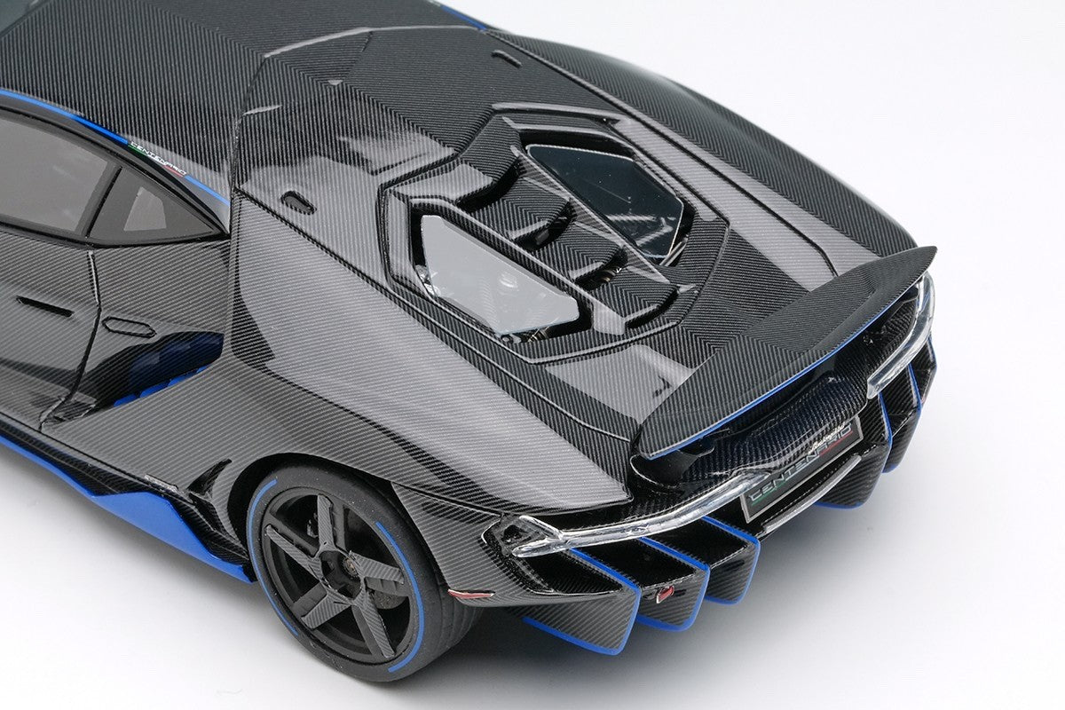 EIDOLON EM780F 1/43 Lamborghini Centenario LP770-4 Carbon Blue Stripe