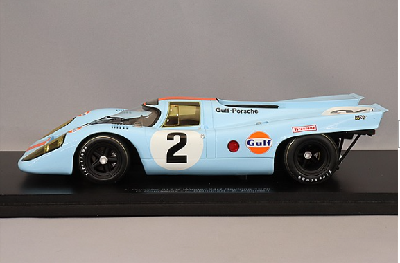 Spark S18DA70 1/18 Porsche 917K Daytona Winner 1970 #2 Multi Color Resin