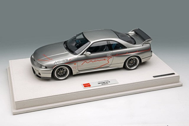 EIDOLON EML179A 1/18 Mine's Skyline GT-R(BCNR33) Sonic Silver Limited 120pcs