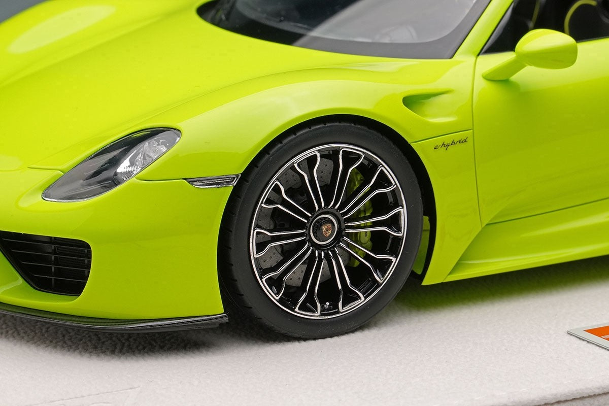 EIDOLON EML045G 1/18 Porsche 918 Spyder 2011 Acid Green Resin Limited 100pcs
