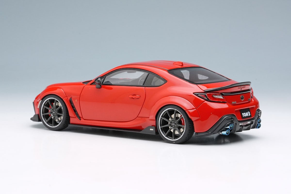 EIDOLON EM725F 1/43 Toyota TOM'S GR86 Wide Body 2022 Spark Red Resin 50pcs