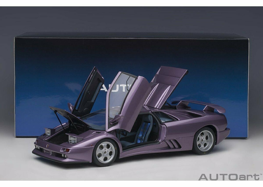 AUTOart 79142 1/18 Lamborghini Diablo SE30 Jota Metallic Purple Coupe