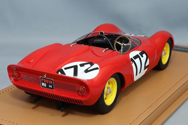 Tecnomodel TM18-234D 1/18 Ferrari Dino 206 SP 1965 Ollon Villars #172 Scarfiotti